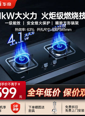Vatti/华帝 i10039B嵌入式灶具台式双灶煤气灶天然气液化气燃气灶