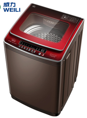威力10kg公斤全自动洗衣机双波轮防缠绕双动力自编程XQB100-1888T