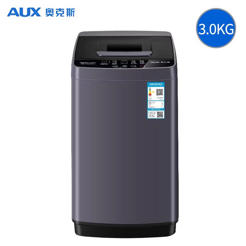奥克斯3.0/6.5kg小型波轮洗衣机家用租房全自动宿舍学生洗脱一体