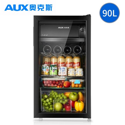 奥克斯单门小冰箱冷藏冰吧红酒柜