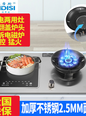 涞帝斯 JZDY-L01 翻盖气电两用灶