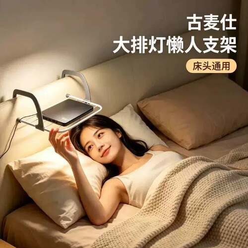 【简直是甜菜！】大排灯支架床头悬挂架昔又极萌支架固定器免打孔