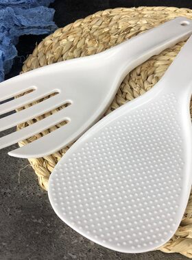 2026新款高档饭勺商用加厚超大不粘饭餐饭店食堂打饭铲五指塑料松
