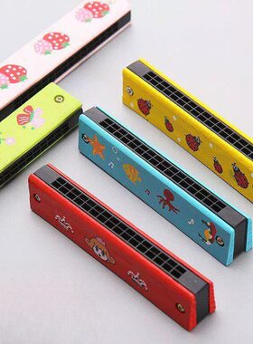 口琴儿童入门初学者16孔教程口风琴口哨玩具幼儿园男女孩礼物