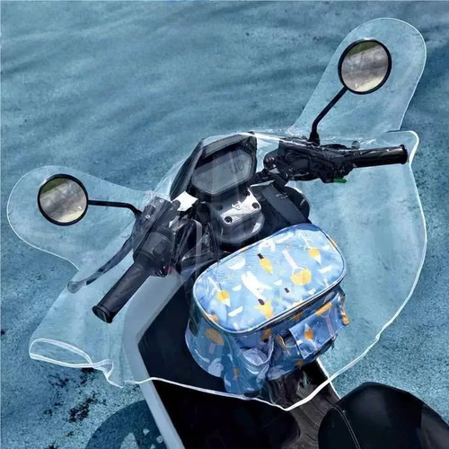 电动车机车车头中控防雨罩风电动车加宽挡防水电罩通用神器骑行
