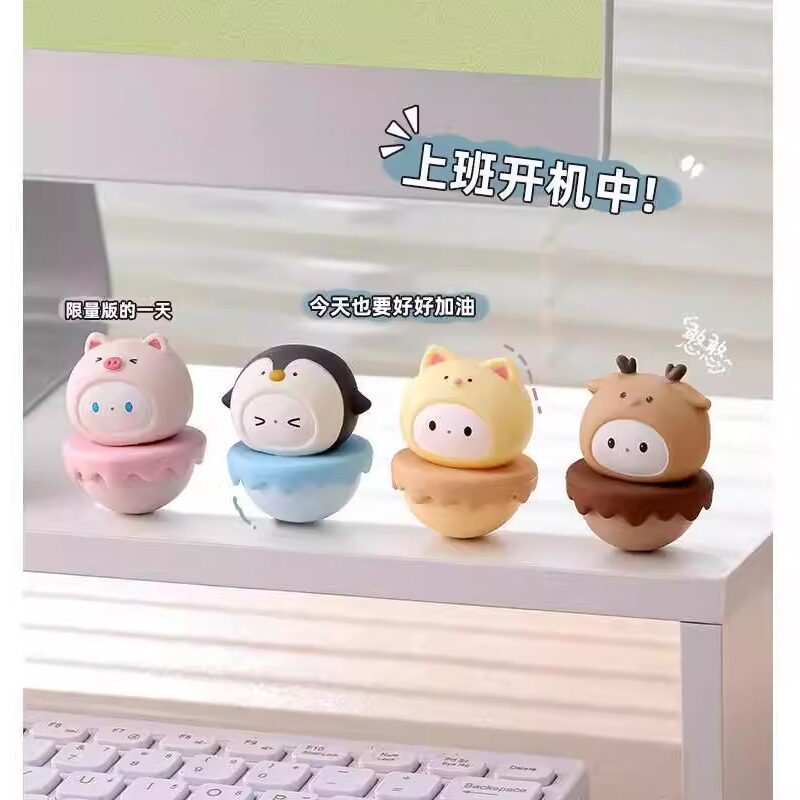 解压情绪稳定神器不倒翁小摆件办公室桌面装饰品工位生日礼物