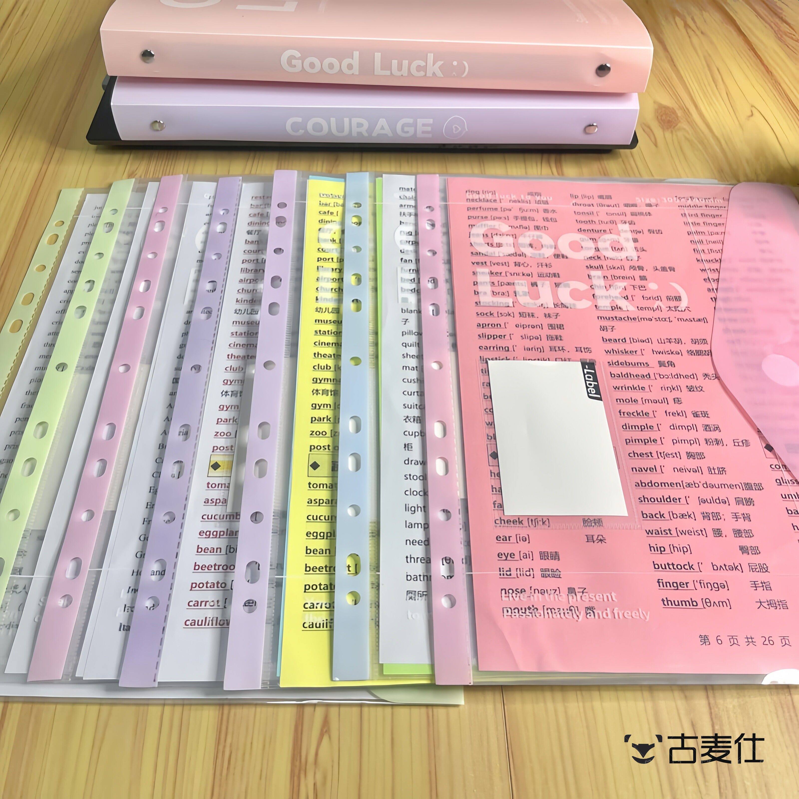 【拯救备考焦虑】试卷收纳整理神器薄脆本活页夹外壳资料袋收纳册