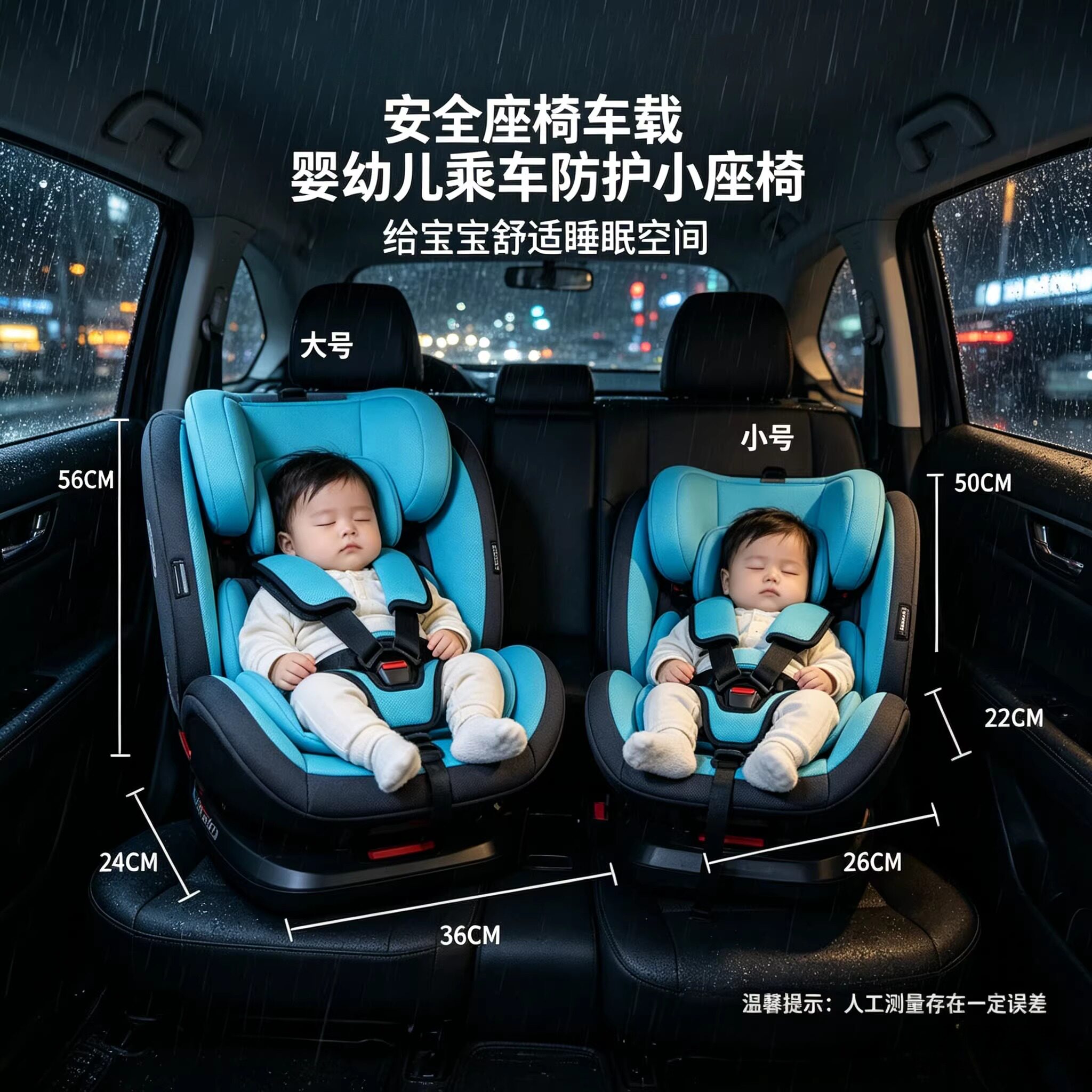 便携式安全座椅轻量化便携宝宝安全座椅车载婴幼儿乘车防护小座椅