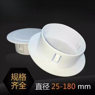 烟道封堵盖板墙孔遮挡抽油烟机排气管遮丑盖装饰孔水管空调口堵盖