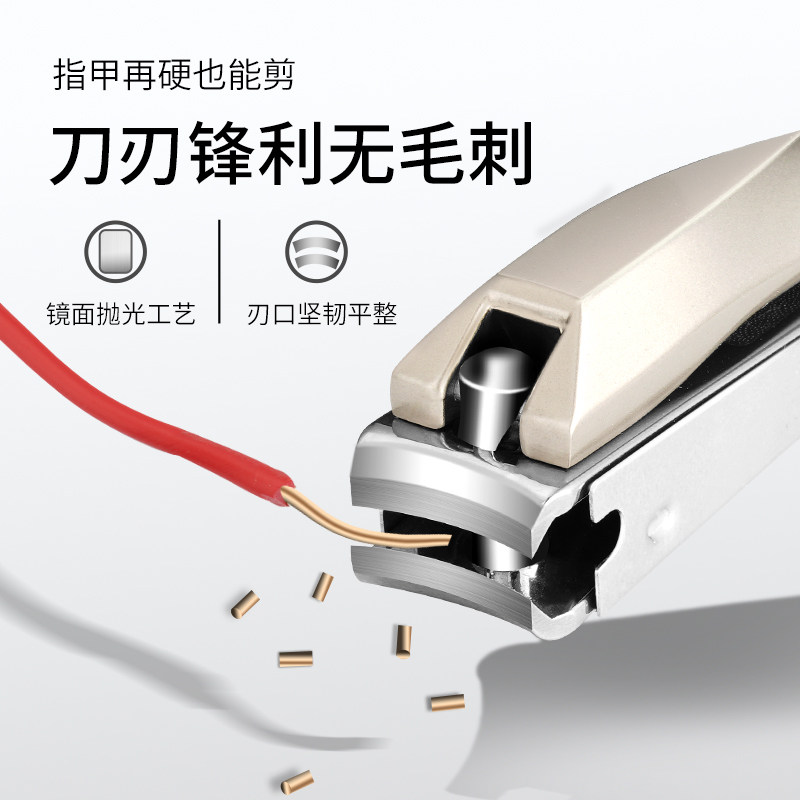 Mess-Free German Stainless Steel Nail Clippers for Men - Product image 4