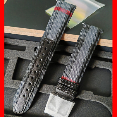 表带格纹复核材质男款配件
