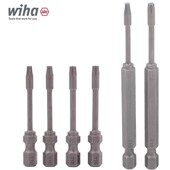 德国wiha威汉梅花内六角批头进口实心电动星型冲击风批头T10T15