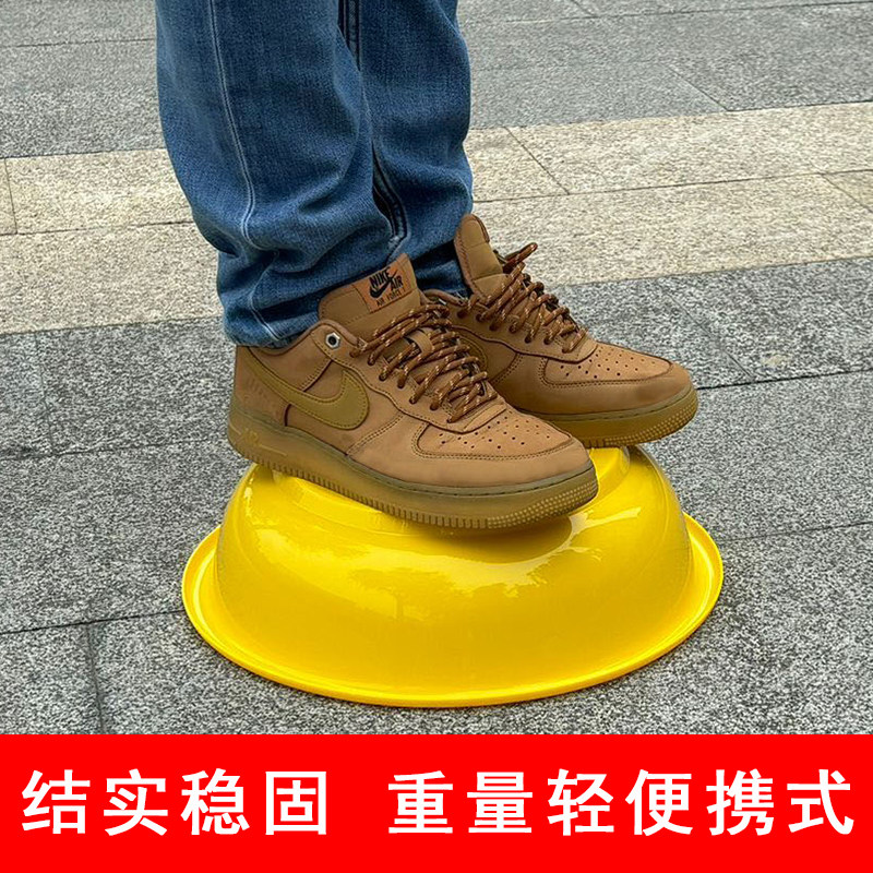 正品内务黄脸盆防摔耐磨脸盆学校宿舍学生洗漱制式加厚塑料黄脸盆