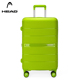 HEAD海德绿色PP万向轮密码 锁抗压拉杆箱静音商务可扩容旅行行李箱