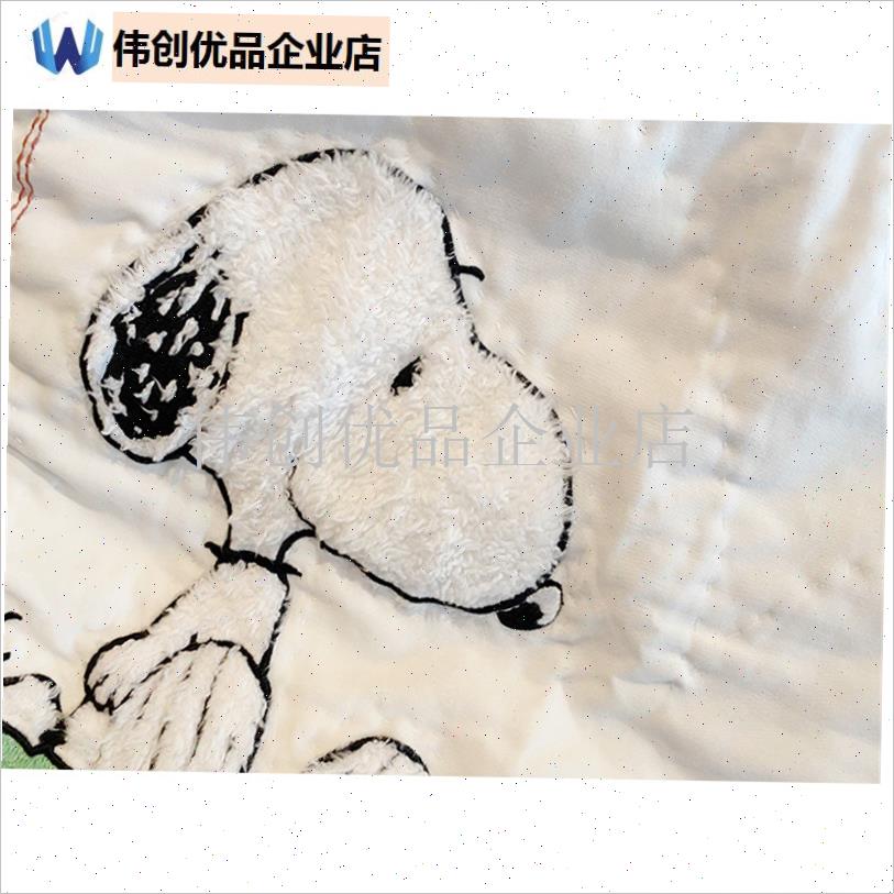 工匠级出口美国史努比q手工贴布可拆洗宠物垫秋冬保暖狗垫猫垫,