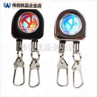 台湾WEFOX伸缩扣不锈钢别针海钓矶钓路P亚失手绳渔具垂钓配