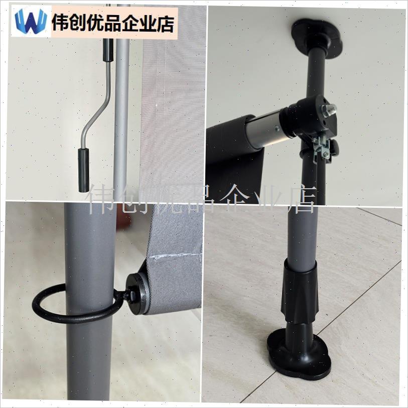 免打孔垂直屏风遮阳棚庭t院花园露台凉亭防水防晒可调节屏风遮阳,