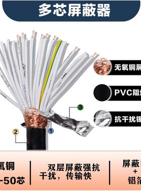 热销屏蔽KVVRP12 14 16 2024 30 40芯多芯0.230.5 0.75 1.5 2.5信