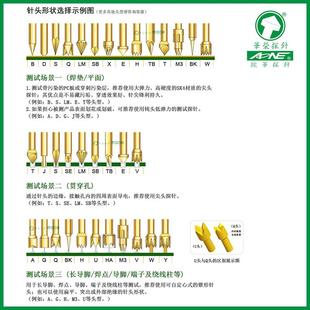工厂直销 热销PH 华荣发探针 1041系列测试针 梅花头一 华荣探针