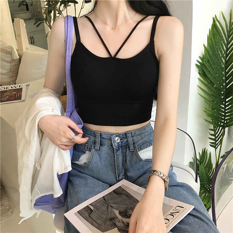 Real price back waistcoat with suspender blouse and versatile underwear