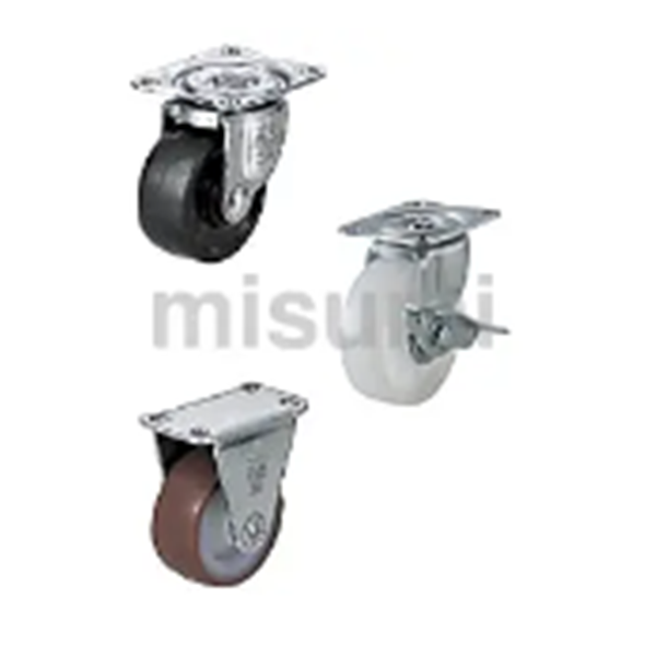 米思米同款CLGJ25 32 38 50 65 75-E G N R U CLGK25 脚轮 轻载型