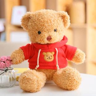 饰毛衣泰迪小熊公仔布娃娃毛绒玩具熊婚庆用品 新婚婚房布置气球装