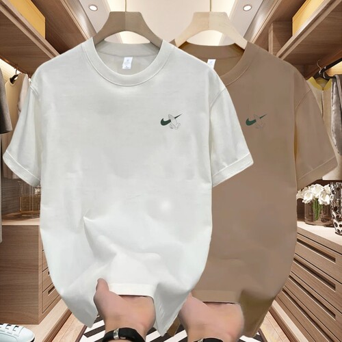 【奥莱专柜】300克重磅纯棉短袖T恤男夏季新款运动休闲上衣打底衫