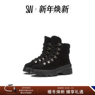 BOOTIE CHILL HIKER 秋冬厚底马丁靴加绒雪地靴粗跟短靴 NOHO
