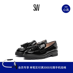 天猫独家 小皮鞋 春夏厚底流苏学院风乐福鞋 女 ADRINA