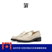 PALMER 女小皮鞋 BOLD LOAFER 简约休闲厚底方跟乐福鞋 制服鞋