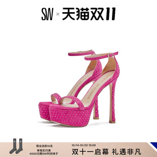 SHINE HOLLYWOOD SANDAL 夏季 女 细高跟一字带凉鞋 NUDISTCURVE