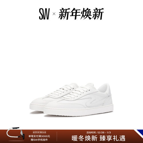 SW底休闲系带板鞋运动鞋德训鞋