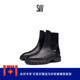 Weitzman CITY Stuart ULTRA LUG BOOTIE 秋冬沟纹厚底短靴