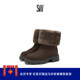 BOOTIE冬季 圆头厚底雪地靴短靴 HUDSON SHEARLING 秋冬新品