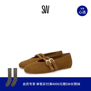 SAI MARY JANE 女 双系带金属扣芭蕾舞玛丽珍鞋 春夏新品