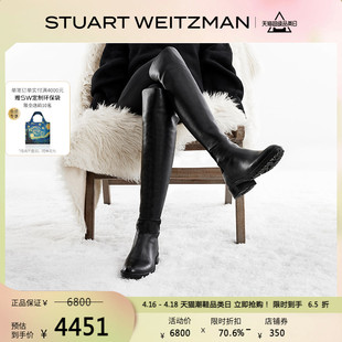 经典 Stuart 春季 5050CITY 低跟过膝靴女瘦瘦靴骑士靴 Weitzman