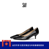 早春新品 高跟鞋 POWER 尖头细跟浅口单鞋 STUART 女