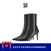 2025新款 尖头细跟短筒瘦瘦靴短靴女 BOOTIE STUART POWER