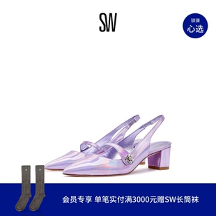 FLEUR CRYSTAL SLINGBACK 春夏水晶露跟高跟鞋 BLOCK