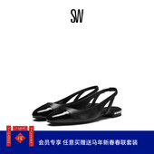 浅口芭蕾舞单鞋 女 春夏时尚 水晶露跟平底鞋 CRYSTAL SLINGBACK