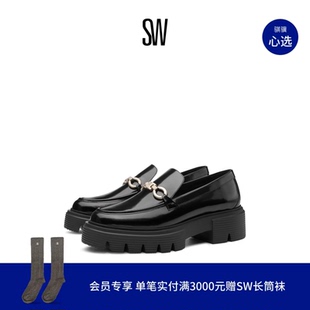 女小皮鞋 厚底金属衔扣乐福鞋 LOAFER NOLITA SIGNATURE