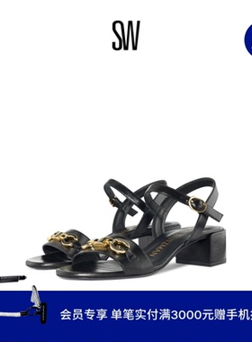 【限时礼遇】SW SIGNATURE 35 SANDAL方跟一字带凉鞋女夏