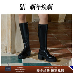 SW SOHO KNEE-HIGH BOOT 秋冬厚底骑士靴套筒长筒靴女及膝靴