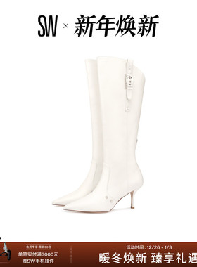 SW STUART MAVERICK 75 BOOT 秋冬金属扣带细高跟及膝靴骑士靴