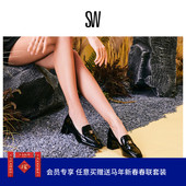 春季 LOAFER 新品 WYLIE LOGO 学院风优雅高跟中口乐福鞋