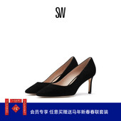 Weitzman 女单鞋 Stuart 优雅尖头通勤高跟鞋 LEIGH PUMP