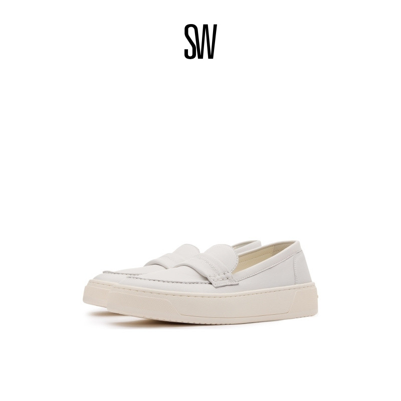 SW24春夏懒人一脚蹬厚底乐福鞋
