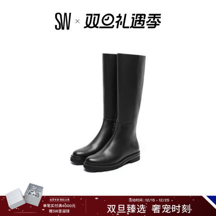 Stuart Weitzman/SW DONNA TO-THE-KNEE ZIP 侧拉链厚底骑士靴