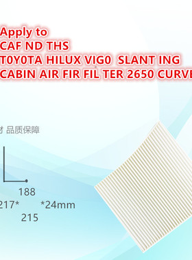 【整件100个】 适配CAF ND THS TOYOT A HlLUX VlGO SLANT CABlN