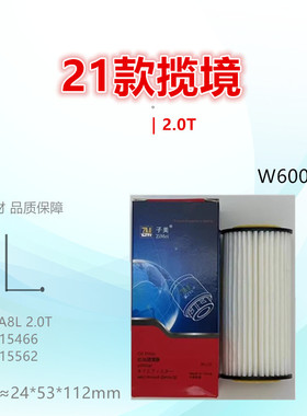 W6002Z/1适配CC 高尔夫GTI 辉昂 揽境 揽巡 迈腾 帕萨特 机油滤芯
